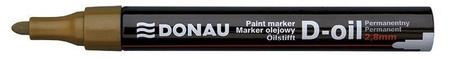 MARKER OLEJOWY DONAU D-OIL ZŁOTY OKRĄGŁY 2.8MM